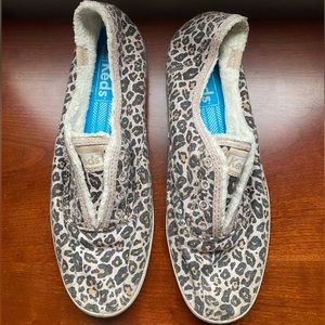 Leopard Slip on Keds woman’s size 8.5